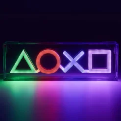 PlayStation - Neon Symbol Tischlampe