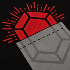 Pocket Rubin T-Shirt für Zelda Fans schwarz