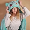 Pokemon - Bisasam Decke mit Kapuze