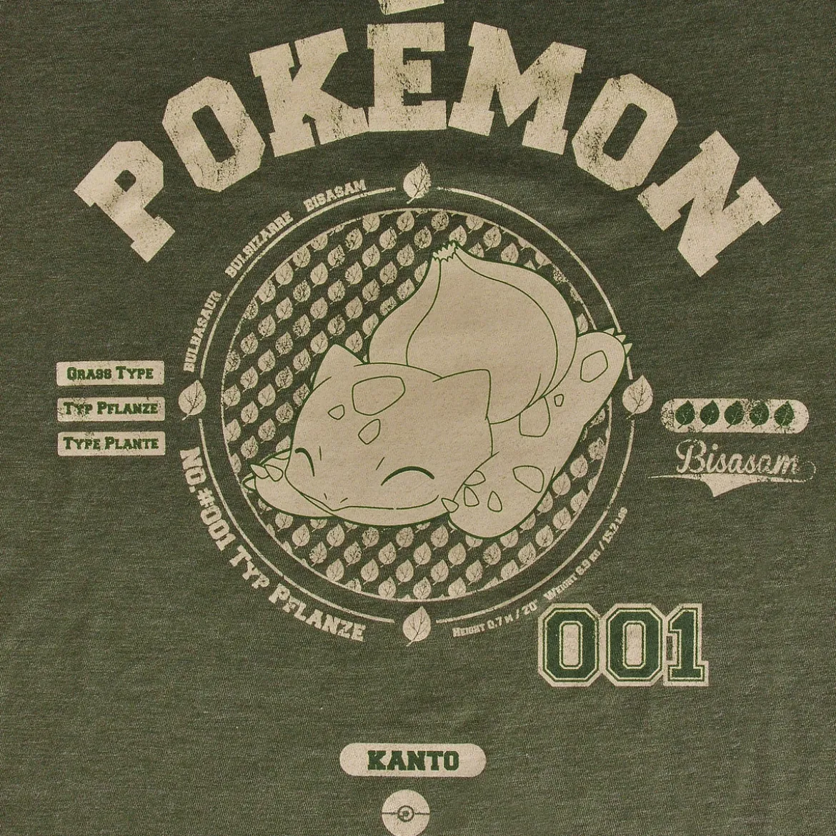 Pokemon - Bisasam T-Shirt grün