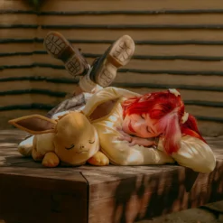 Pokemon - Evoli Plüsch Figur schlafend