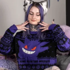 Pokemon - Gengar Strickpullover