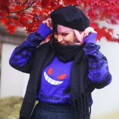 Pokemon - Gengar Strickpullover