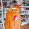 Pokemon - Glumanda Decke mit Kapuze