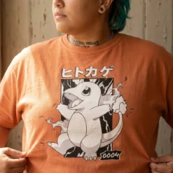 Pokemon - Glumanda Katakana Vintage T-Shirt