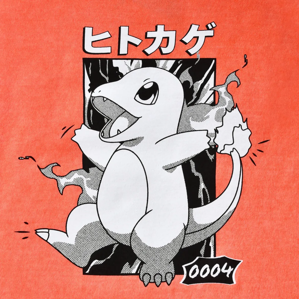 Pokemon - Glumanda Katakana Vintage T-Shirt