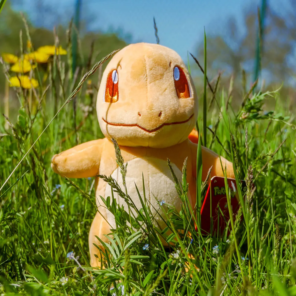 Pokemon - Glumanda Monochrom Plüsch Figur 22 cm