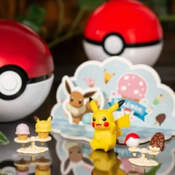 Pokemon - Pikachu Ice Cream 3D SCENE Figur