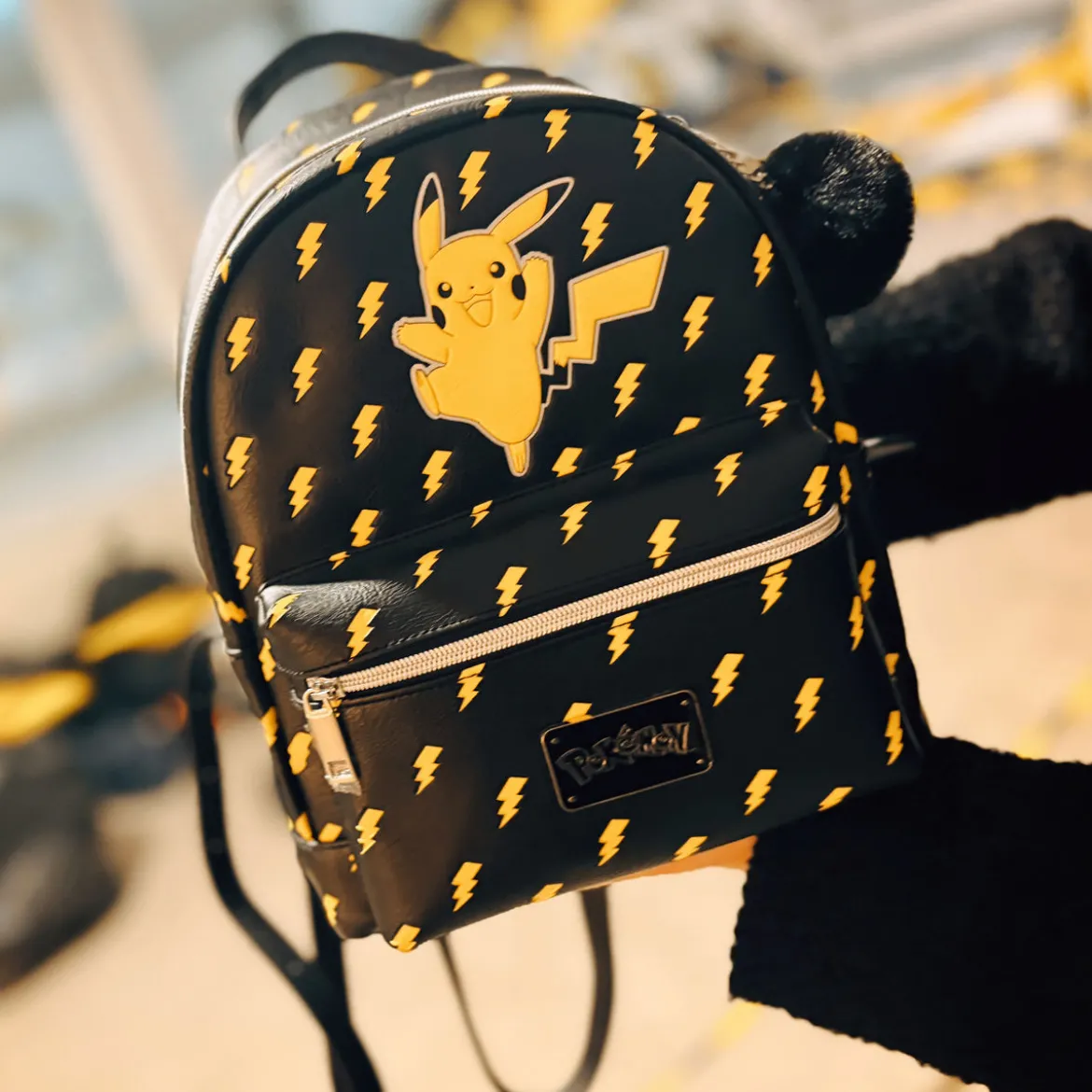 Pokemon - Pikachu Lightning Mini Rucksack schwarz