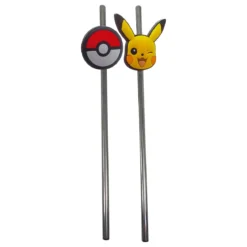 Pokemon - Pikachu und Pokeball Strohhalme 2er Set