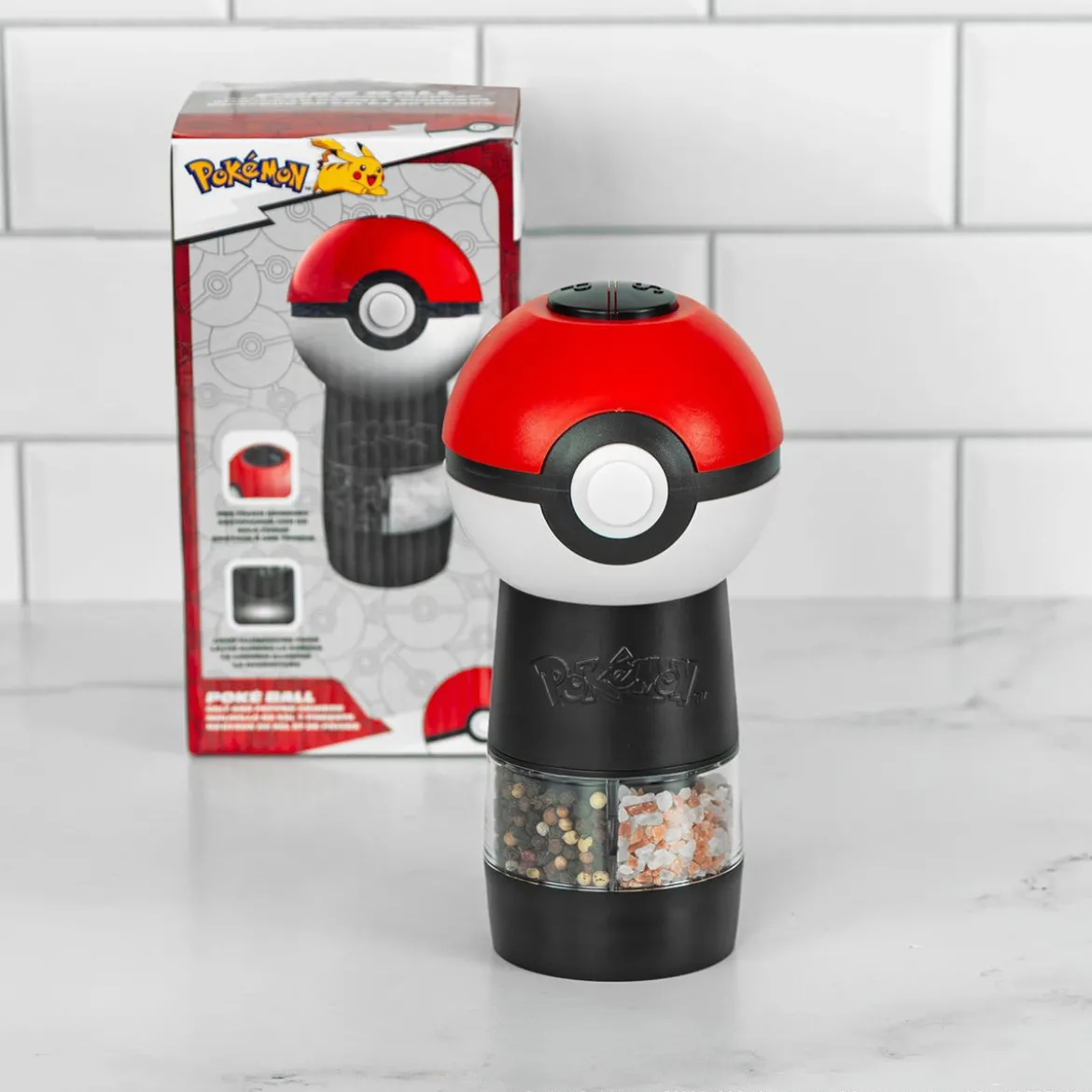 Pokemon - Pokeball Elektrische Salz & Pfeffermühle