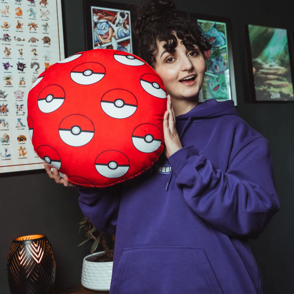 Pokemon - Pokeball Kissen 36cm