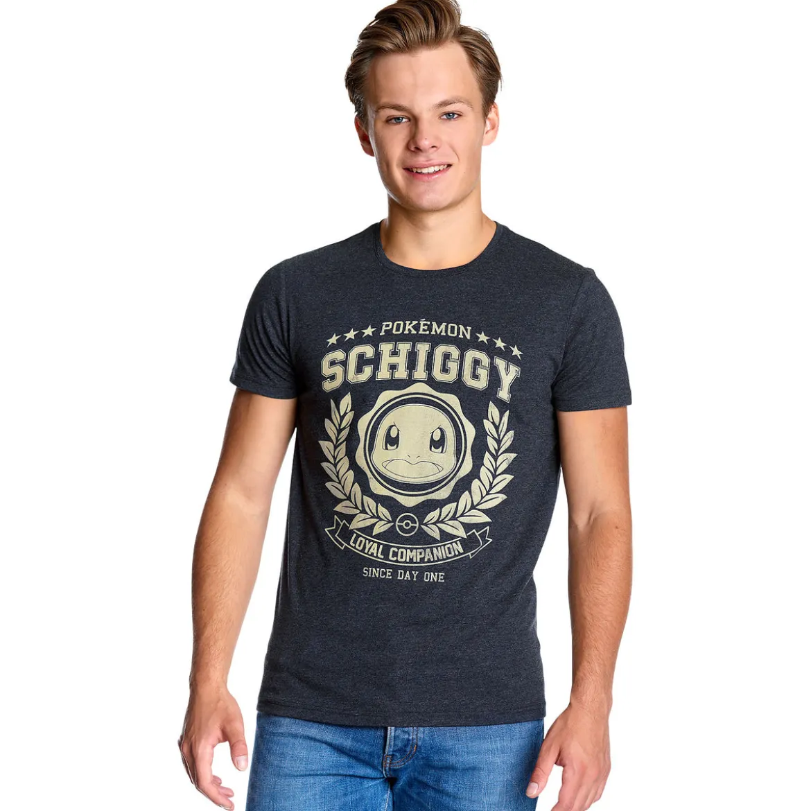Pokemon - Schiggy Loyal Companion T-Shirt blau