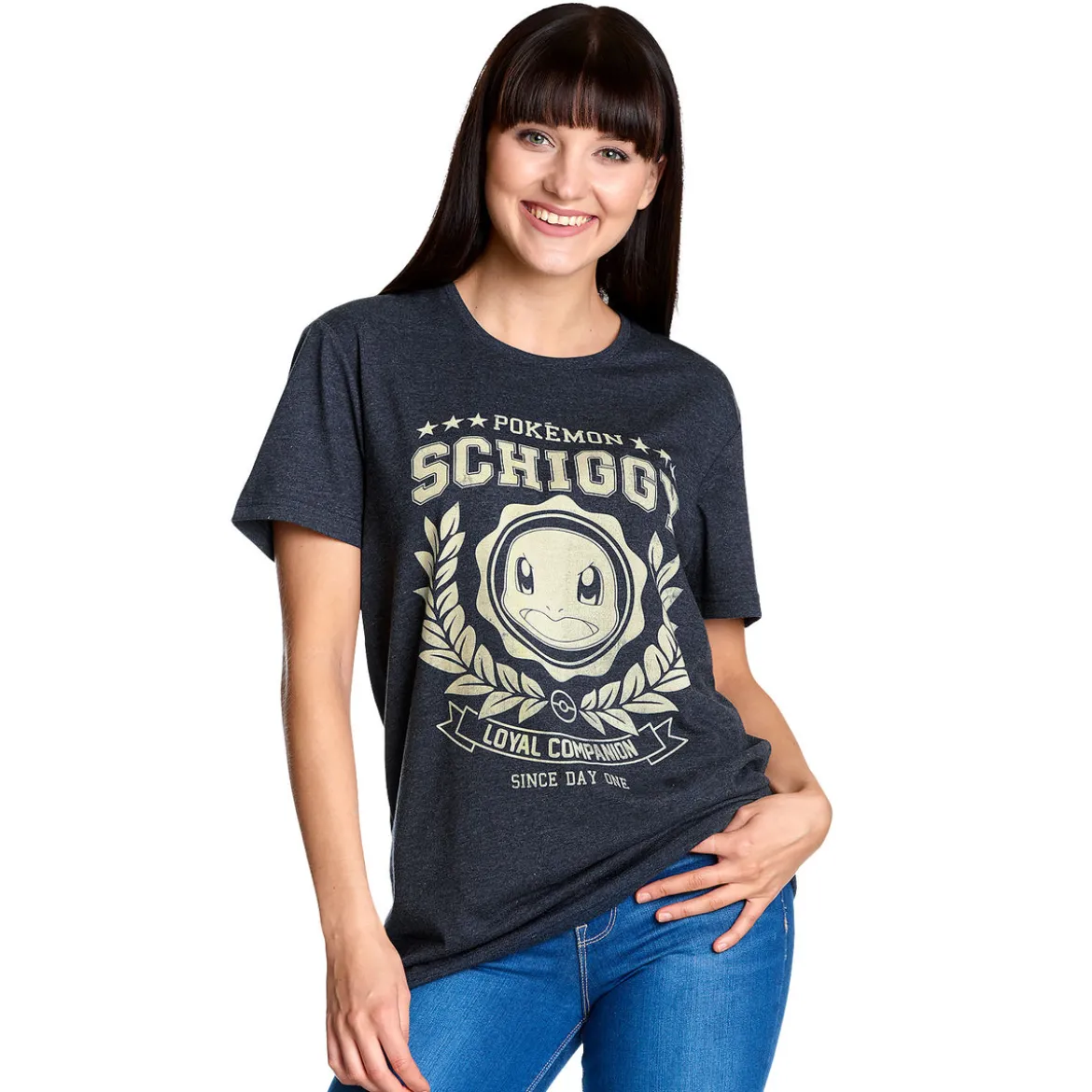Pokemon - Schiggy Loyal Companion T-Shirt blau