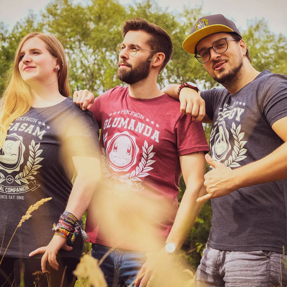 Pokemon - Schiggy Loyal Companion T-Shirt blau