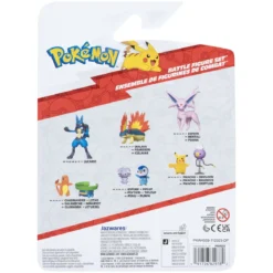 Pokémon Battle Figure Actionfiguren 3er-Pack Schiggy, Gruff