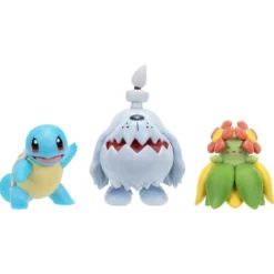 Pokémon Battle Figure Actionfiguren 3er-Pack Schiggy, Gruff