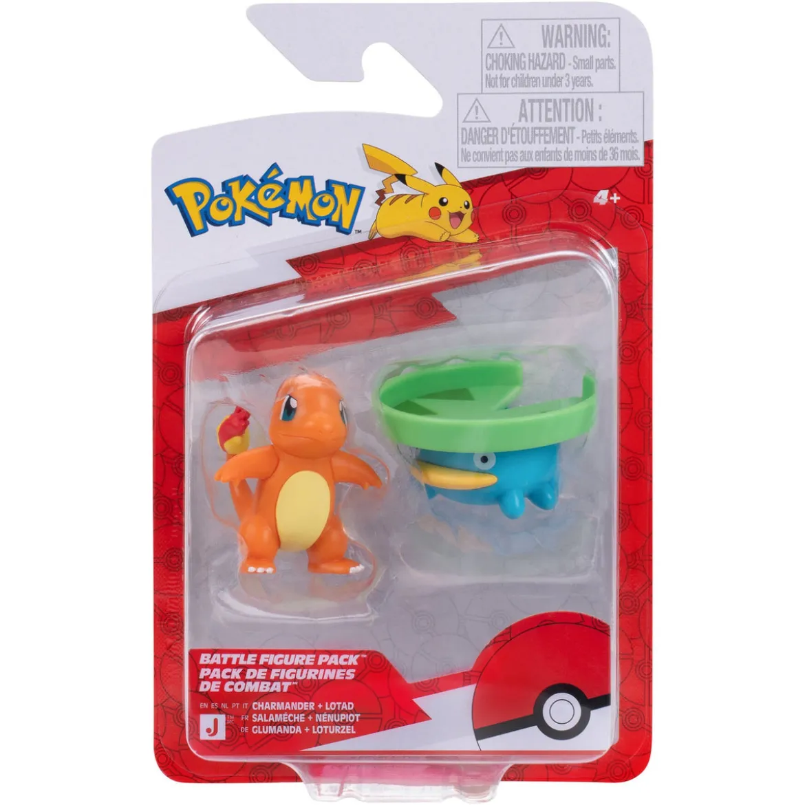 Pokémon Battle Figure Actionfiguren 2er-Pack Loturzel &
