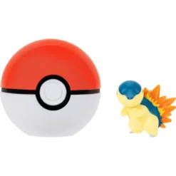 Pokémon Clip 'n' Go Actionfigur Feurigel & Pokéball