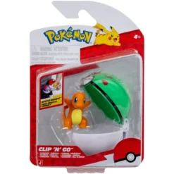 Pokémon Clip 'n' Go Actionfigur Glumanda & Freundesball