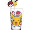 Pokémon Glas Tumbler mit Trinkhalmen Pikachu 485 ml