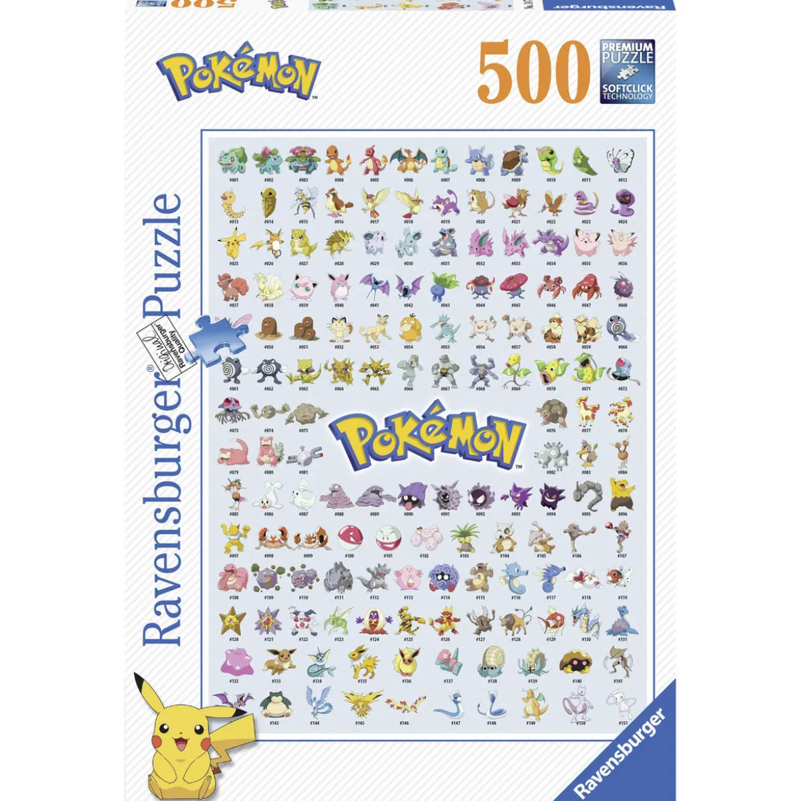 Pokémon Puzzle Pokémon Pokédex (500 Teile)