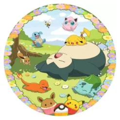 Pokémon Rund-Puzzle Blumige Pokémon (500 Teile)