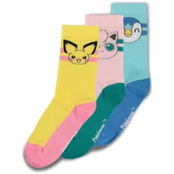 Pokémon Socken 3er-Pack Crew 39-42