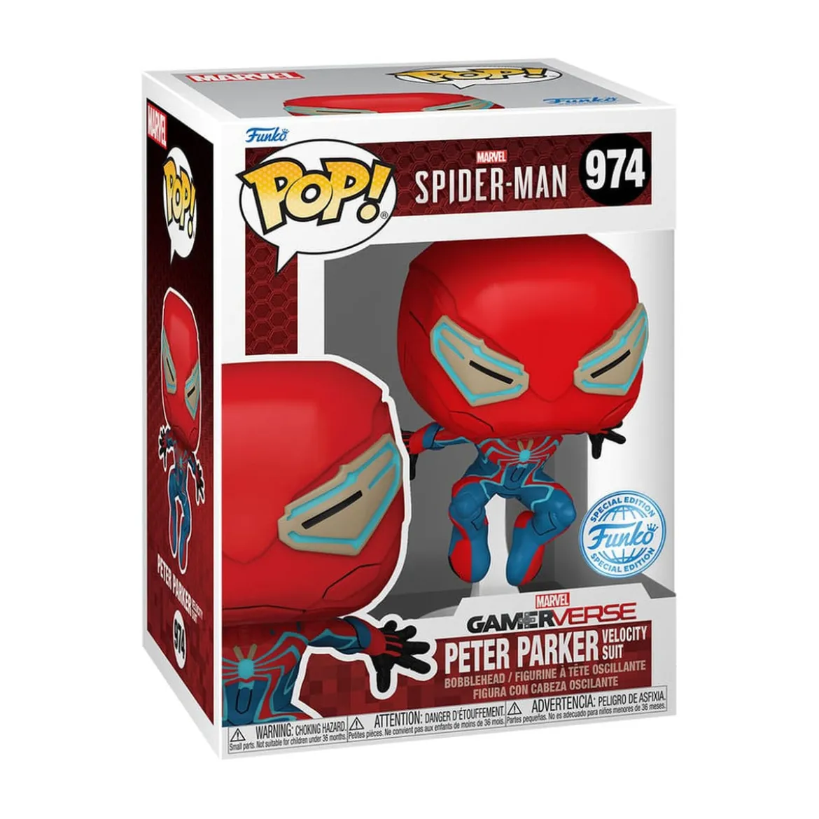 POP Games: Spider-Man 1- Peter Parker (Velocity Suit)