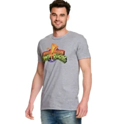 Power Rangers - Logo T-Shirt grau