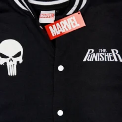 Punisher - Skull College Jacke schwarz-grau