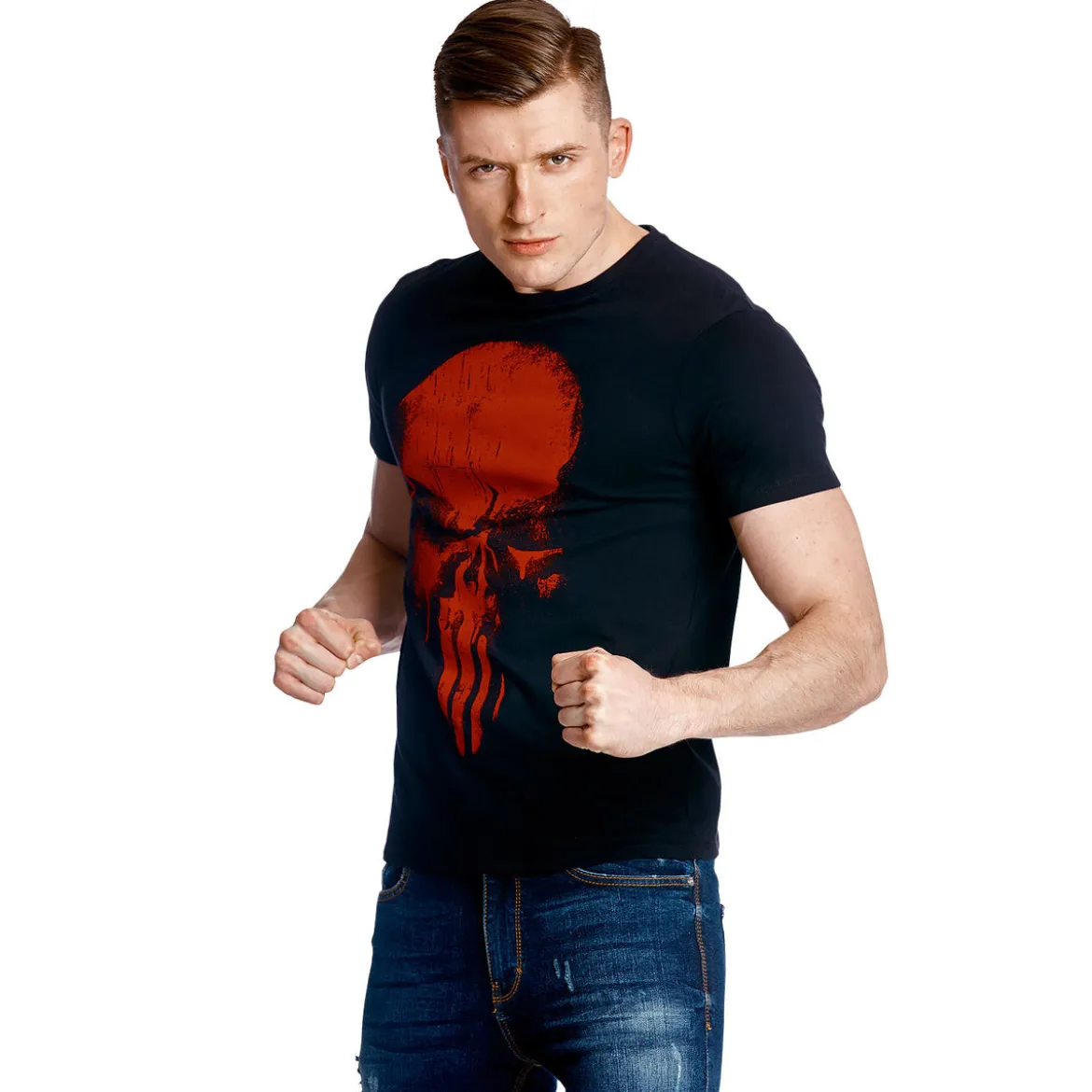 Punisher vs. Daredevil T-Shirt schwarz
