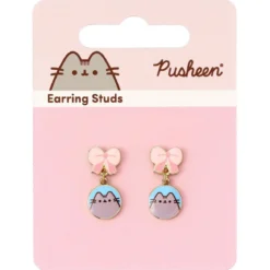Pusheen Drop Ohrringe Pink Bows