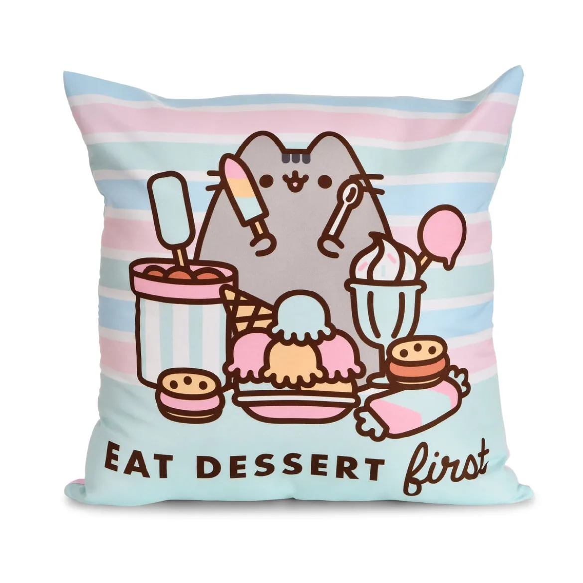 Pusheen - Eat Dessert First Kissen