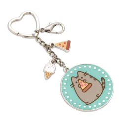 Pusheen - Eat Pizza Schlüsselanhänger