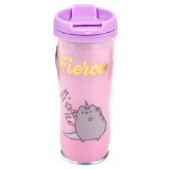 Pusheen - Fierce To Go Becher rosa