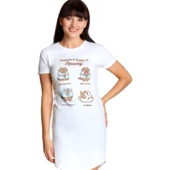 Pusheen - Guide to Relaxing Longshirt Damen weiß