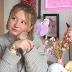 Pusheen - Kugelschreiber mit Pom Pom