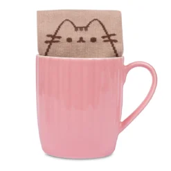 Pusheen - Pink Paw Socken und Tasse