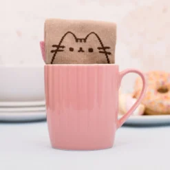 Pusheen - Pink Paw Socken und Tasse