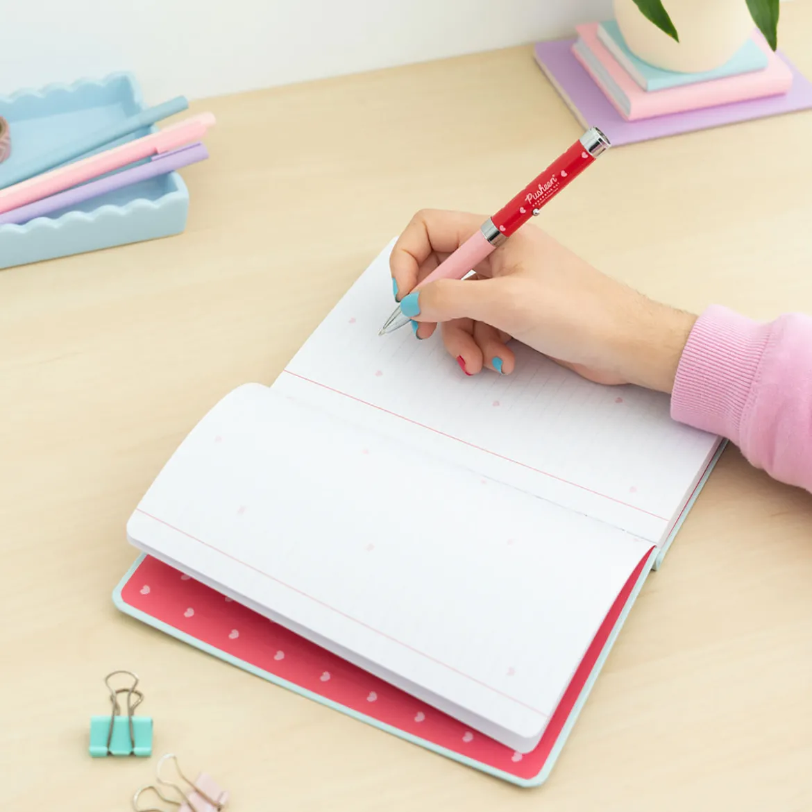 Pusheen - Purrfect Love Notizbuch mit Kugelschreiber
