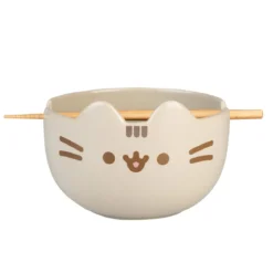 Pusheen - Ramen Schale mit Ess-Stäbchen