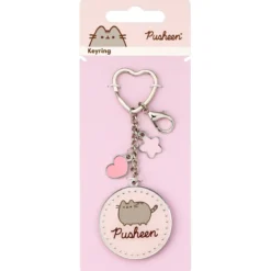 Pusheen Schlüsselanhänger Pink Name