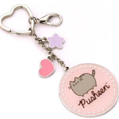 Pusheen Schlüsselanhänger Pink Name
