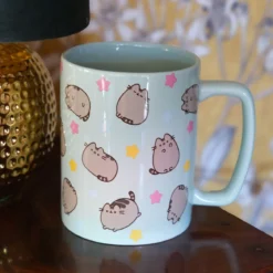 Pusheen - Tasse mit Plüschüberzug