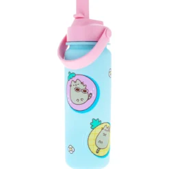 Pusheen Trinkflasche Flip Top By The Pool Blau