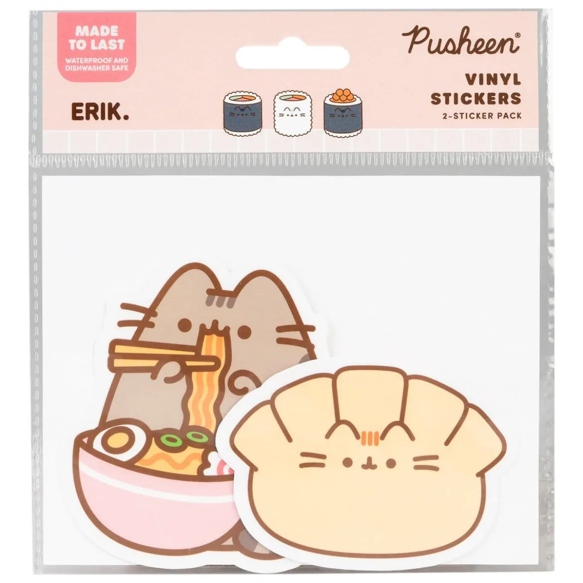 Pusheen Vinyl-Sticker Sushi Roll Vol. 6 2er Set