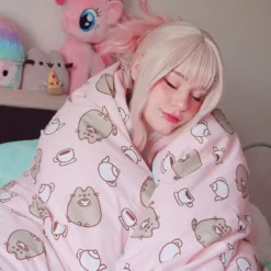 Pusheen - Wende-Bettwäsche mit Glow in the Dark Effekt