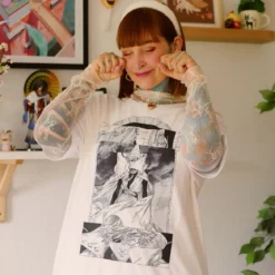 Qifrey T-Shirt weiß für Atelier of Witch Hat Fans