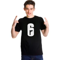 Rainbow Six Siege - Logo T-Shirt schwarz